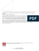 La Práctica de La Traducción No Profesional y La Enseñanza de Español Como Lengua de Herencia