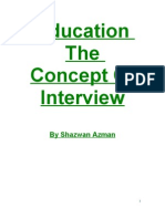 Teacher The Concept of Interview