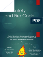 Fire Safety and Fire Code: Addendum