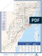 Miami-Dade County Metrobus Routes & Metrorail Alignment: Biscayne Bay