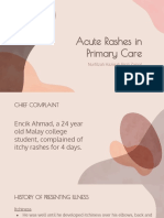 Acute Rashes in Primary Care
