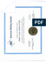 006 Certificado de Inspectores - FABRICACION