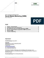 Deutsches Institut Für Marketing - Studie Social Media Marketing (SMM)