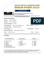 Ficha de Registro Brem 2020 Crcf