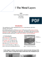 Chapter 3 The Metal Layers: Circuit Design, Layout, and Simulation Third Edition R. Jacob Baker