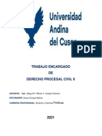 Trabajo de Derecho Procesal Civil II