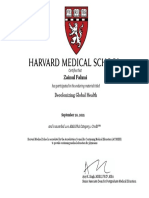 Sertifikat Harvard Medical School Decolonizing Global Health