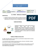 Guia 6 El Atomo Modelos Atomicos 10 Quimica Guillermo