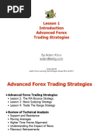 Lesson 1 Introduction To Advanced Forex Trading