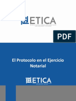 El Protocolo en El Ejercicio Notarial - Etica (1)