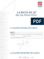 Ecuaciones y propiedades de la recta en geometría analítica