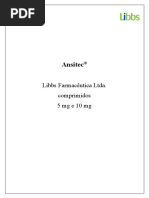 Ansitec | PDF | Benzodiazepina | Ansiedade