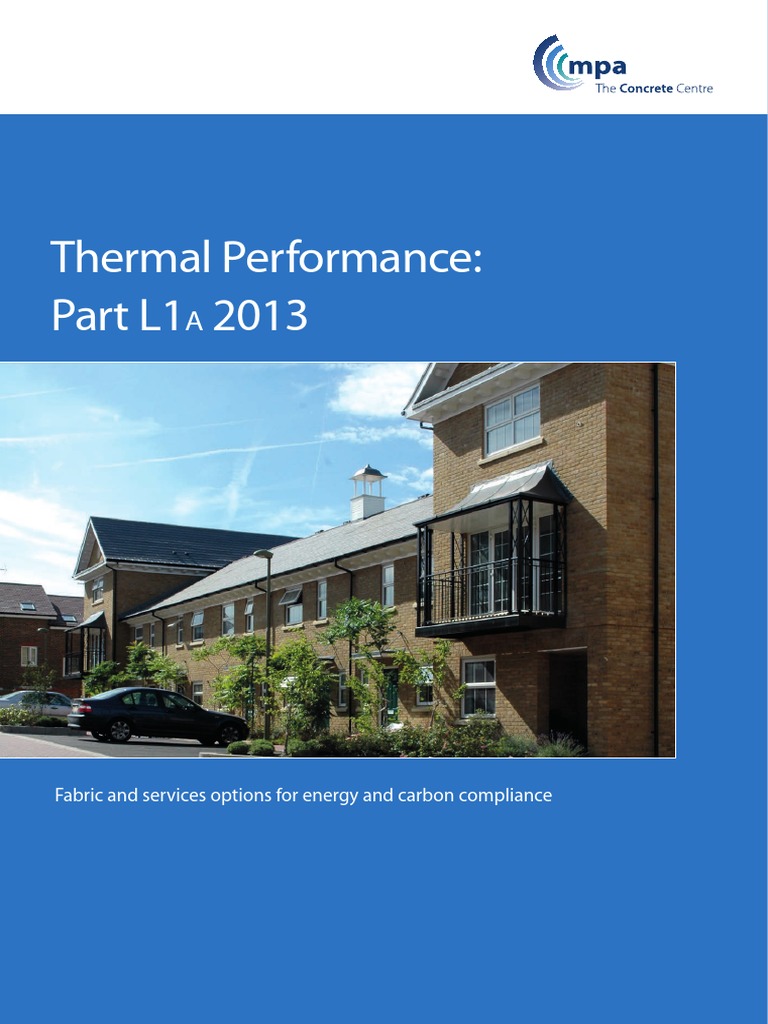 MB ThermalPerformance PartL Oct16 PDF Water Heating Low Carbon Economy