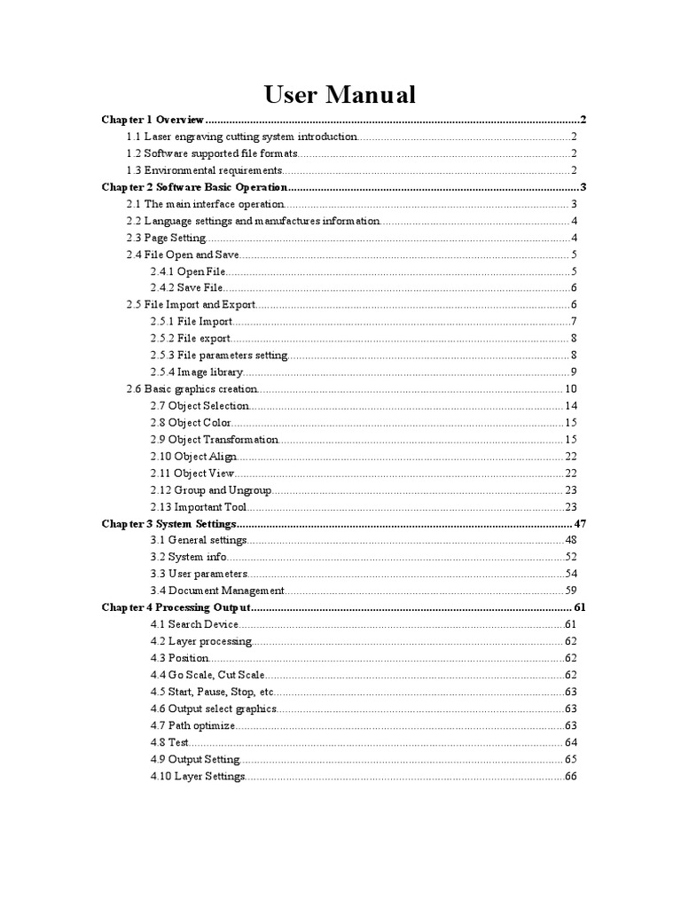 LaserWorks V8 User Manual Overview | PDF | Menu (Computing) | Icon ...