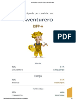 Personalidad "Aventurero" (ISFP) - 16personalities