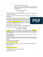 Sintaxe de oração: tipos, conjunções e relações