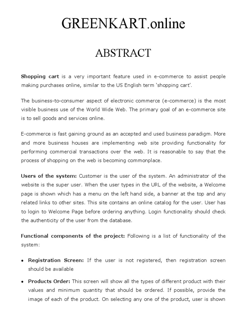 Abstract | PDF | E Commerce | Internet & Web