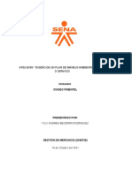 Evidencia Ap02-Ev05 "Diseño de Un Plan de Manejo Ambiental para Producto o Servicio"