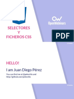 Selectores CSS y ficheros para estilos