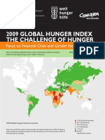 IFPRI - 2009 GLOBAL HUNGER INDEX THE CHALLENGE OF HUNGER