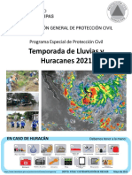 Programa Especial Lluvias y Huracanes 2021. Tamaulipas