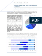 South East Asia's X-Ray Market Reached USD90 Million in 2007 (Clearstate)