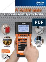 P-Touch PT-E550WVP Labeller: With Wireless Connectivity and Auto Cutter