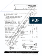 Amplificador Operacional LA6458D, 6458S