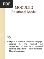 DBMS Module - 2