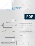 Esfuerzo Axial y Cortante