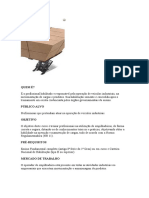 Curso de Operador de Empilhadeira