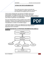 Cours - Articulation Texte Argumentatif