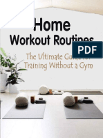 Home Workout Routines Guide For Training Without A Gym Stay in Shape