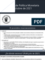 Presentacion Informe Politica Monetaria Octubre 2021