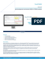 Integrated Development Environment (IDE) For STM32 Products: Truestudio