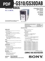 Sony HCD Gs10 Gs30dab Ver 1 3 SM PDF