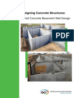 Designing Concrete Structures:: Buried Concrete Basement Wall Design