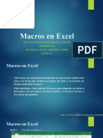 Presentación Macros en Excel