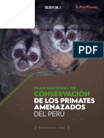 Plan Nacional de Conservación de Primates Amenazados en El Perú PDF