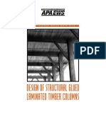 APA - Design of Structural Glued Laminated Timber Columns