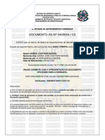 Antecedentes - Sistema Antecedentes - Secretaria de Segurança Pública e Defesa Social Do Estado Do Espírito Santo