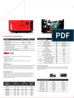 Your professional power assistant generator specification