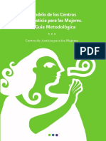 Modelo de Los Centros de Justicia para Las Mujeres