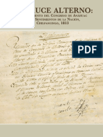 El Cauce Alterno Sentimientos de La Nacion Congreso de Anahuac