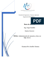 Bases de Datos III: Ing. Jorge Gordillo