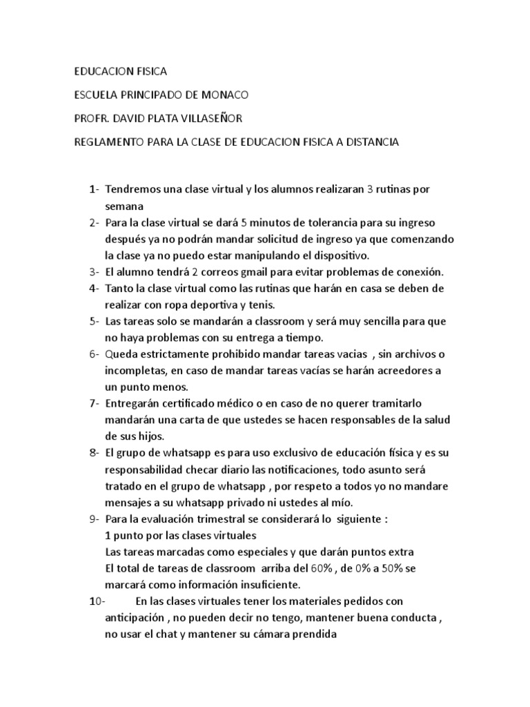 Reglamento 1 | PDF