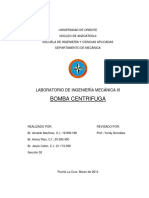 Informe Bomba Centrifuga