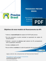 Novo Financiamento APS - Programa Previne Brasil - Fórum Amazonas 18-02-20