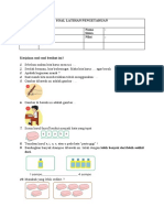 Soal Latihan Pengetahuan Sub 3 Tema 1 Kelas 1