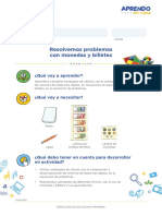 Resolvemos Problemas Monedas Billetes